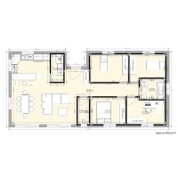 Plan maison rectangle 100m2
