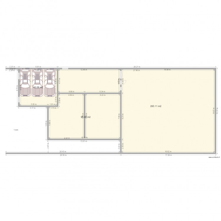 Plan. Plan de 0 pièce et 0 m2