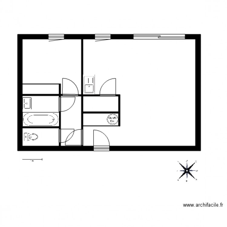 saiint paul lees dax. Plan de 0 pièce et 0 m2