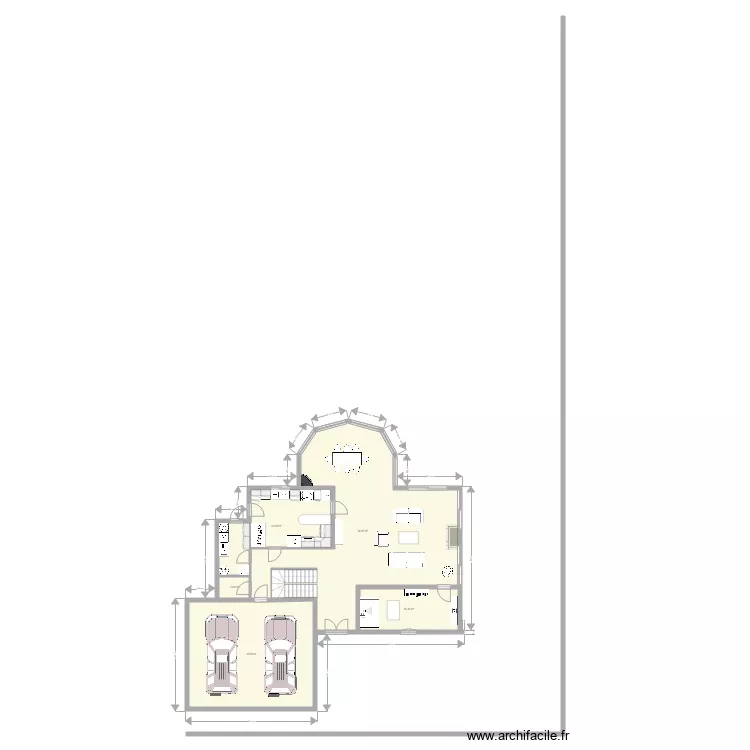 vicorian house. Plan de 