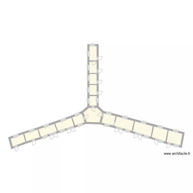 clinique LES AMARYLLIS de Gouka. Plan de 