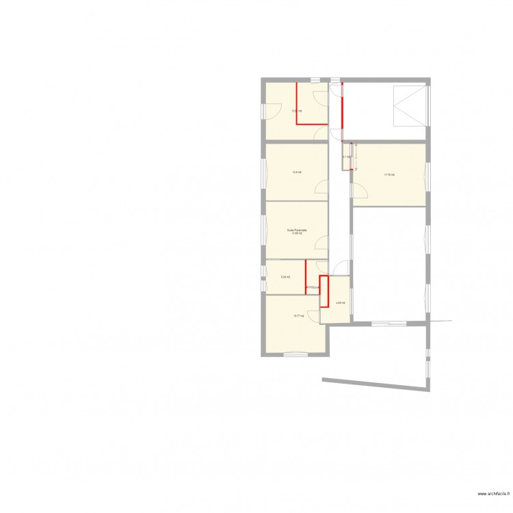 Maison projet 1. Plan de 0 pièce et 0 m2