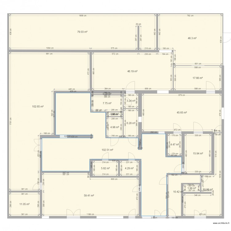 Plan. Plan de 0 pièce et 0 m2