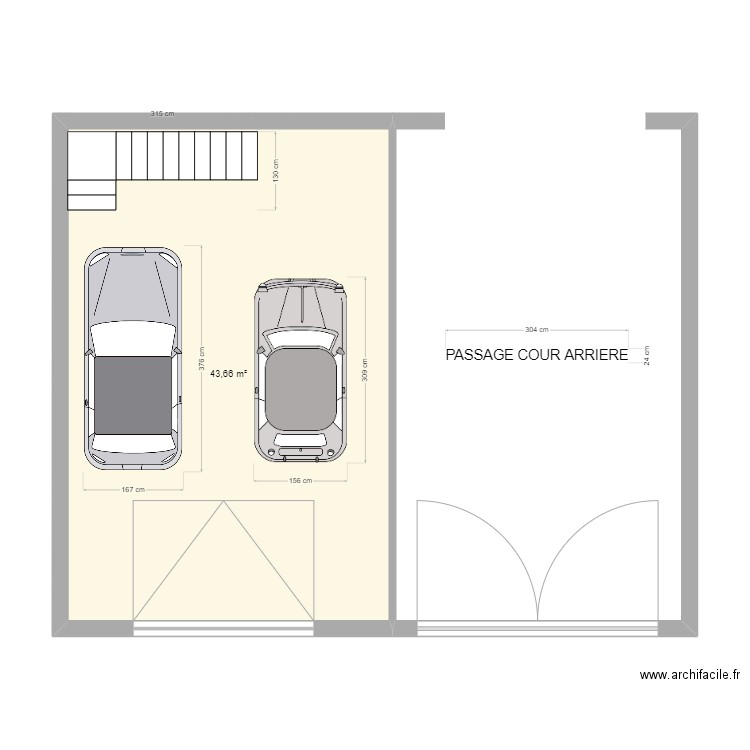 APPARTEMENT 1. Plan de 7 pièces et 125 m2