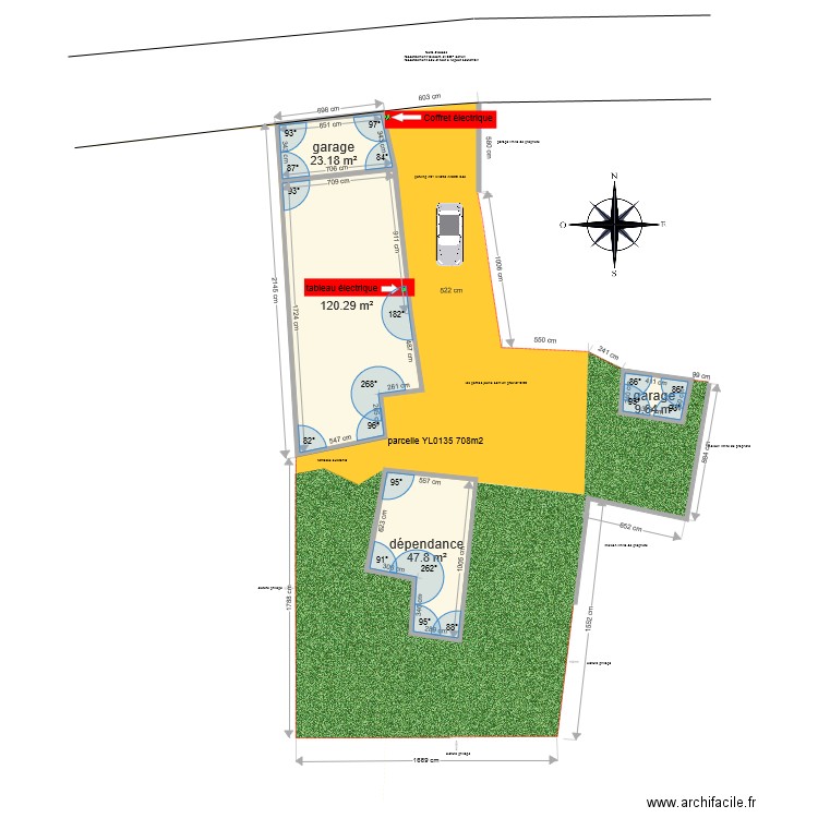 401 Villatte 44520 Issé plan de masse EDF. Plan de 0 pièce et 0 m2