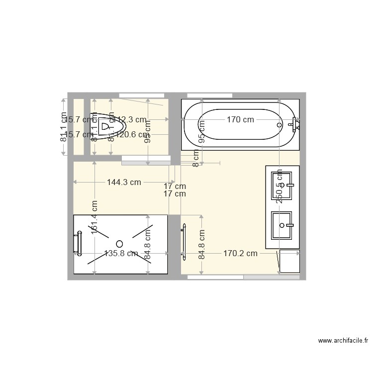 Plan Fouchet. Plan de 0 pièce et 0 m2