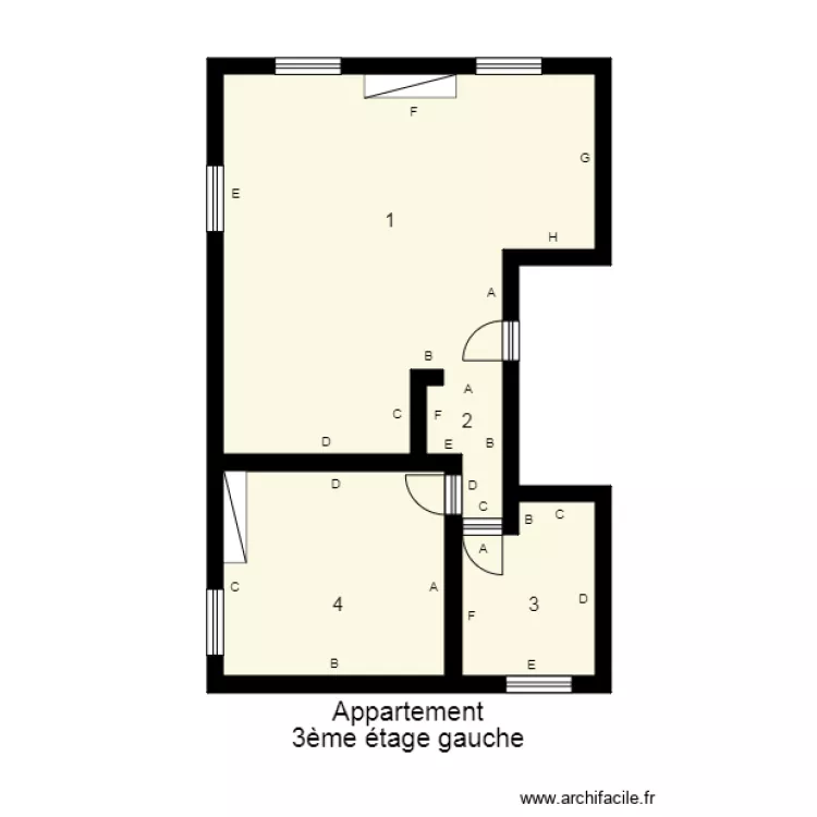 174307 LAFRATTA. Plan de 