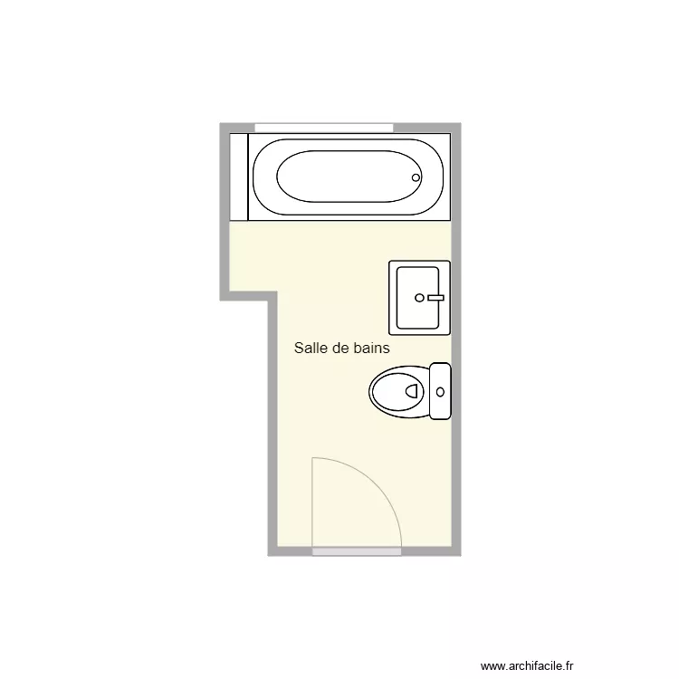 PLan Avant travaux Madec. Plan de 