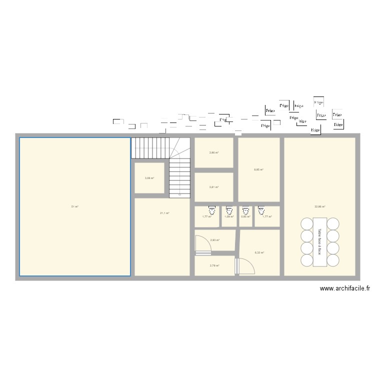 RESTO RDC. Plan de 0 pièce et 0 m2