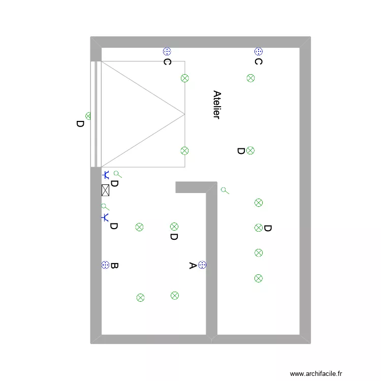 le voisin atelier. Plan de 