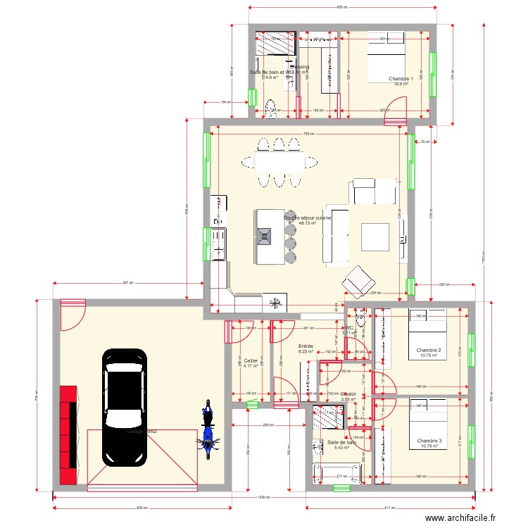 SEVILLE 110m2. Plan de 0 pièce et 0 m2