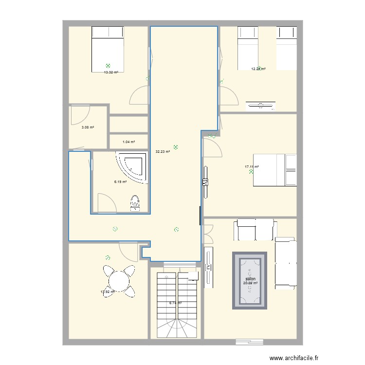 appartement1. Plan de 0 pièce et 0 m2