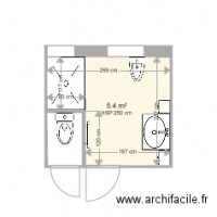 maison de gardien - Plan 1 pièce 3 m2 dessiné par mamyvololona
