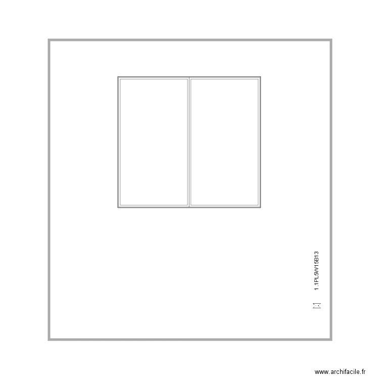 wall 15 master bedroom plugs X 3. Plan de 0 pièce et 0 m2