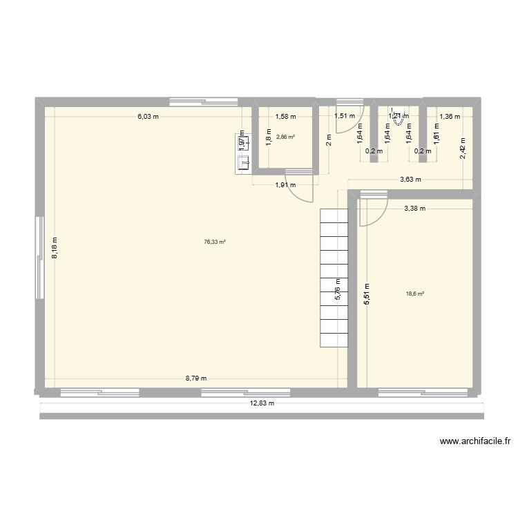 Steph rez de chaussée. Plan de 0 pièce et 0 m2 Steph rez de chaussée. Plan de 0 pièce et 0 m2