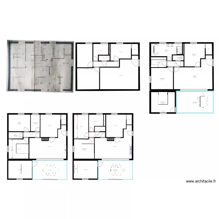 Maison igny Projet X 2. Plan de 