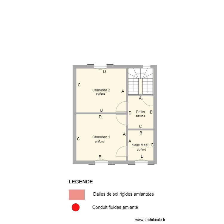 1er etage logement 1. Plan de 0 pièce et 0 m2