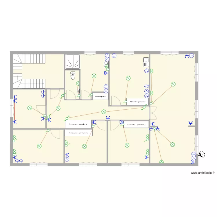 appartement. Plan de appartement. Plan de