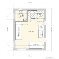 PLAN AMENAGEMENT SDB DANS EXISTANT
