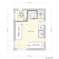 PLAN AMENAGEMENT SDB DANS EXISTANT