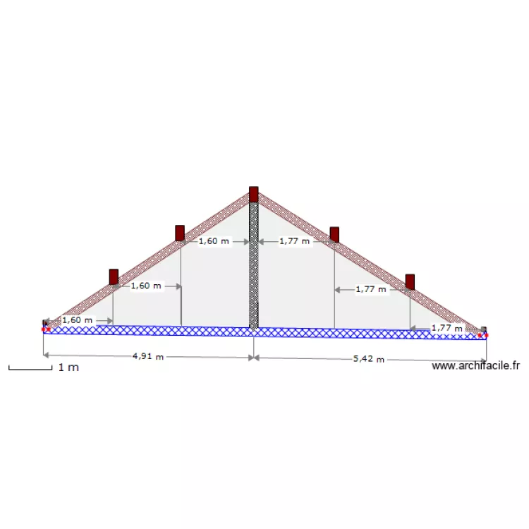 coupe charpente 2015. Plan de coupe charpente 2015. Plan de