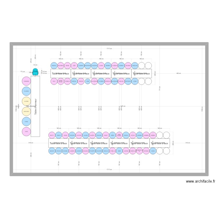 PLAN MARIAGE 2. Plan de 1 pièce et 195 m2