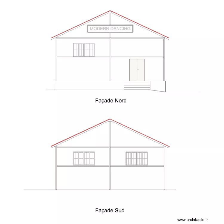 SALLE ESCRIME PLASSAC  5. Plan de 