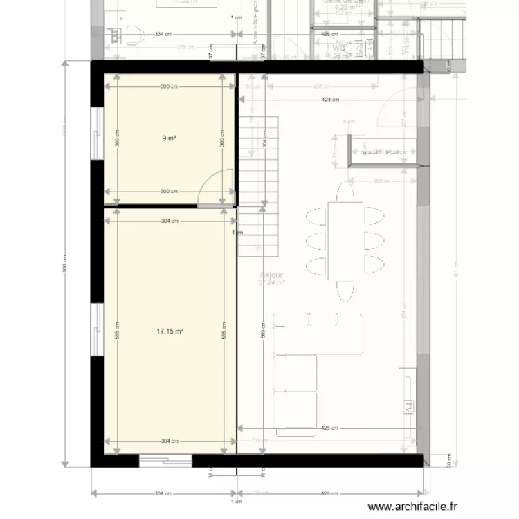 BARROU SABATHIER. Plan de 