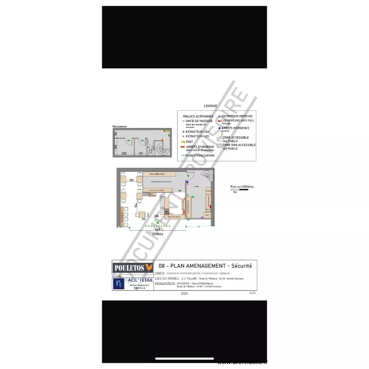 pouletos route de villoison. Plan de 