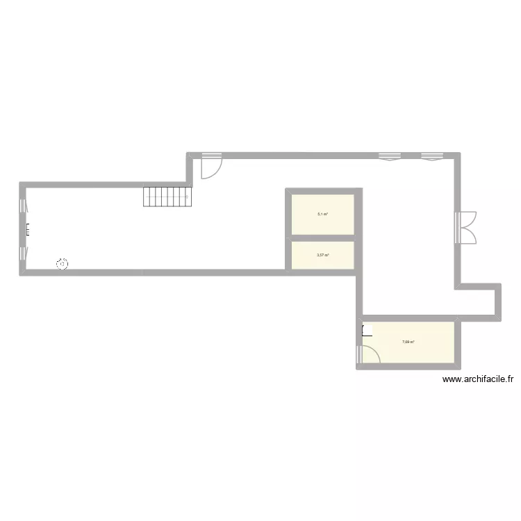Number 1 test 3. Plan de 3  et 16 m²