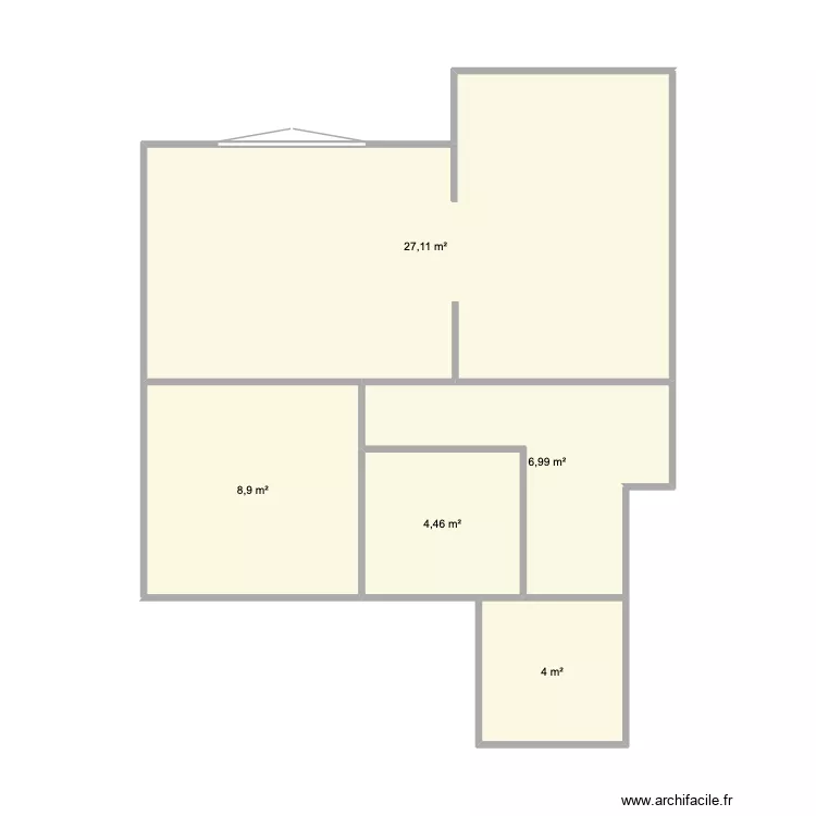 19M. Plan de 5 et 51 m² 19M. Plan de 5 et 51 m²