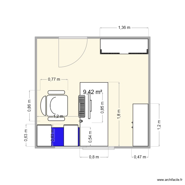 dordives. Plan de 0 pièce et 0 m2
