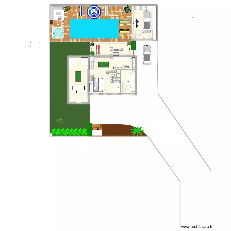 Rez de chauss&eacute;e55. Plan de 