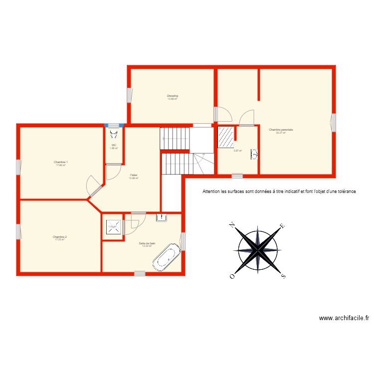 BI 5591 étage non côté. Plan de 0 pièce et 0 m2