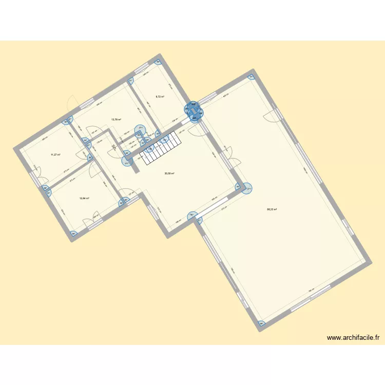 maison verfeil3. Plan de 