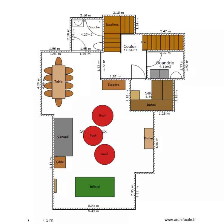 Houzz, sous-sol. Plan de Houzz, sous-sol. Plan de