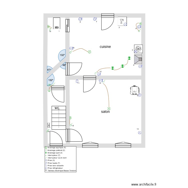 Gite 6. Plan de 0 pièce et 0 m2