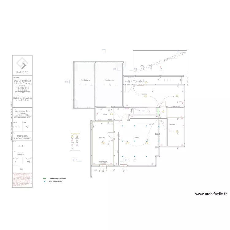 LANG SOUS SOL - V6. Plan de LANG SOUS SOL - V6. Plan de
