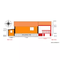 Facade EST               chalet 53