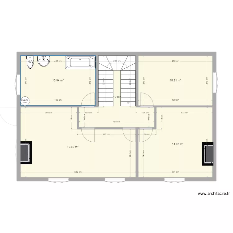 Maison Mairie. Plan de 