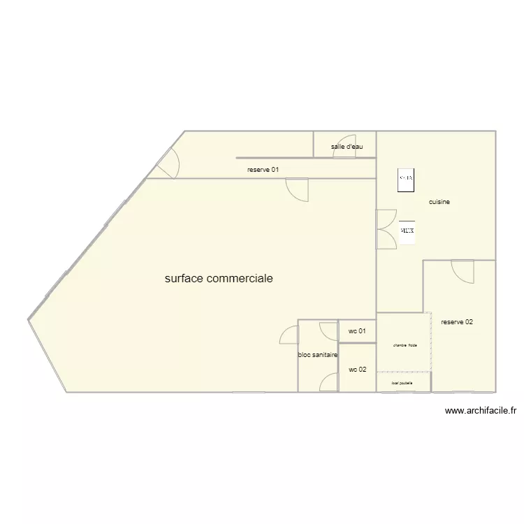 jolly cul de poule am. Plan de 