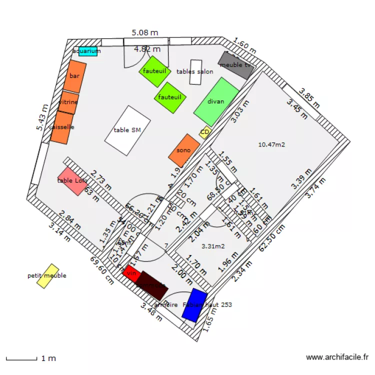 appartement 5. Plan de 