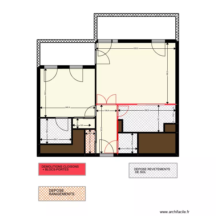 PLAN DE DEMOLITION. Plan de 