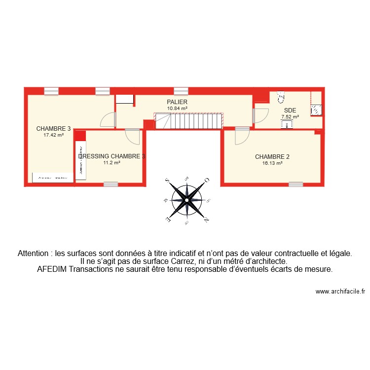 BI 6264 ETAGE EF. Plan de 0 pièce et 0 m2