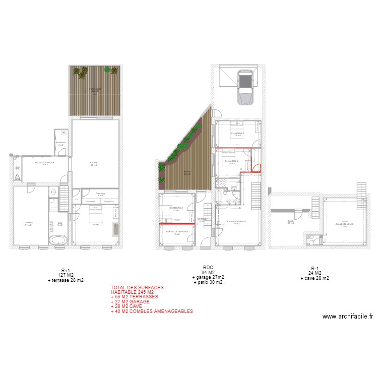 PELLEPORT NOUVEL AGENCEMENT. Plan de 0 pièce et 0 m2