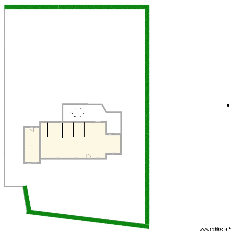 Valergues002. Plan de 2 pièces et 150 m2