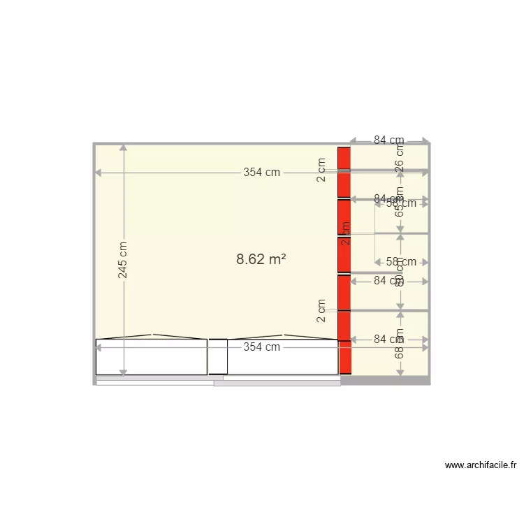 plan bureau achille. Plan de 