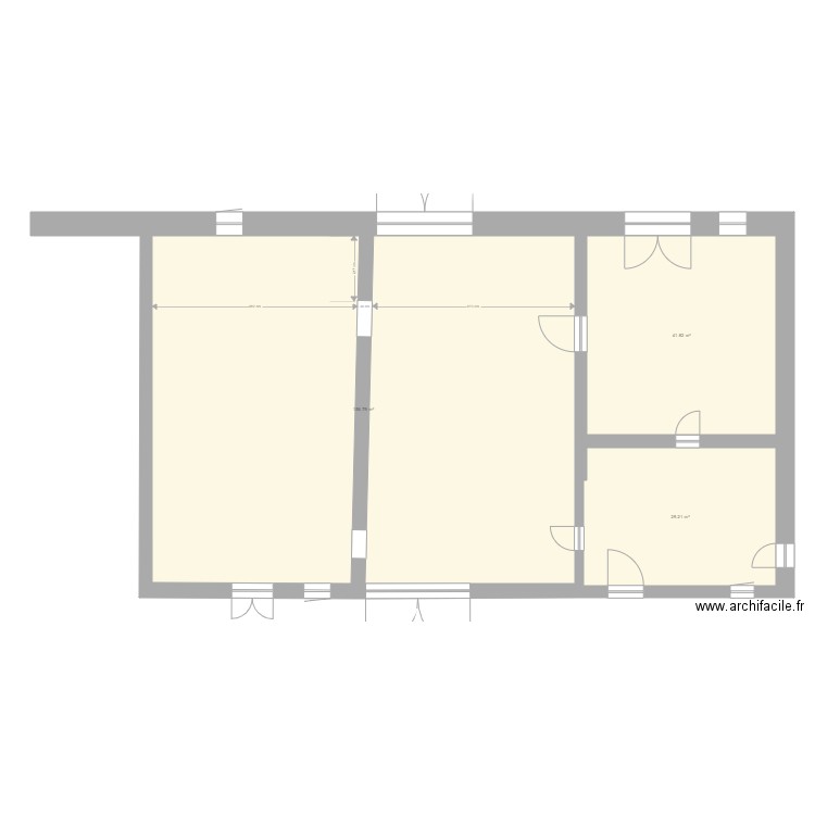 Domaine de Maizières. Plan de 0 pièce et 0 m2