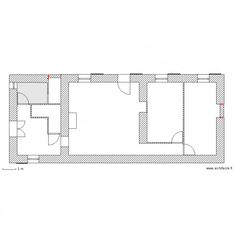 Plan fenetre et porte. Plan de 0 pièce et 0 m2