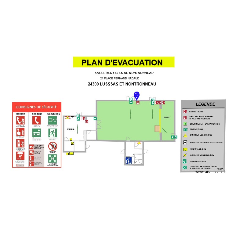 SDF NONTRONNEAU. Plan de 0 pièce et 0 m2